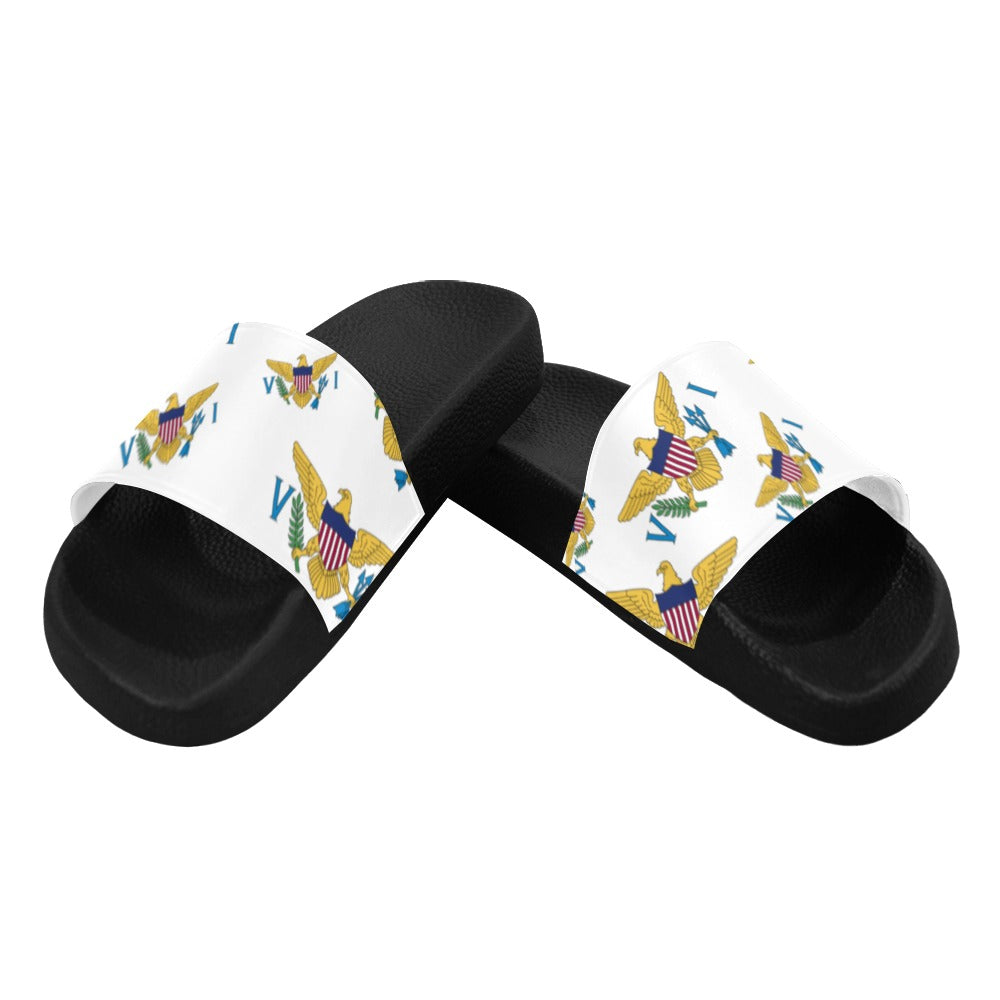 White Women's Slide/Sandals (Model 057)