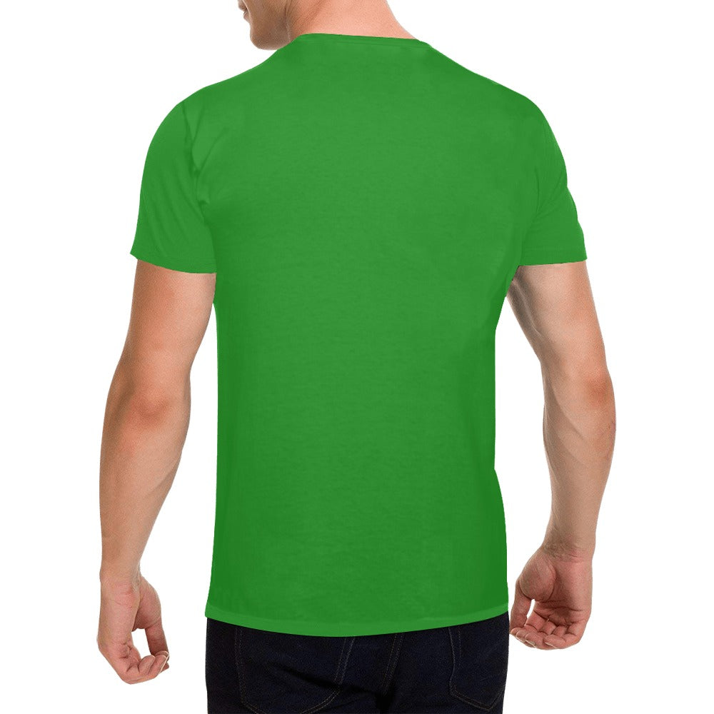 Rooted Deep_Green Men's T-Shirt in USA Size (Front Printing Only)