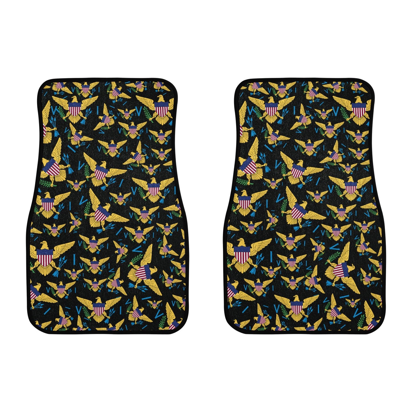 Front Car Mats-BlkV2 Front  (2pcs)