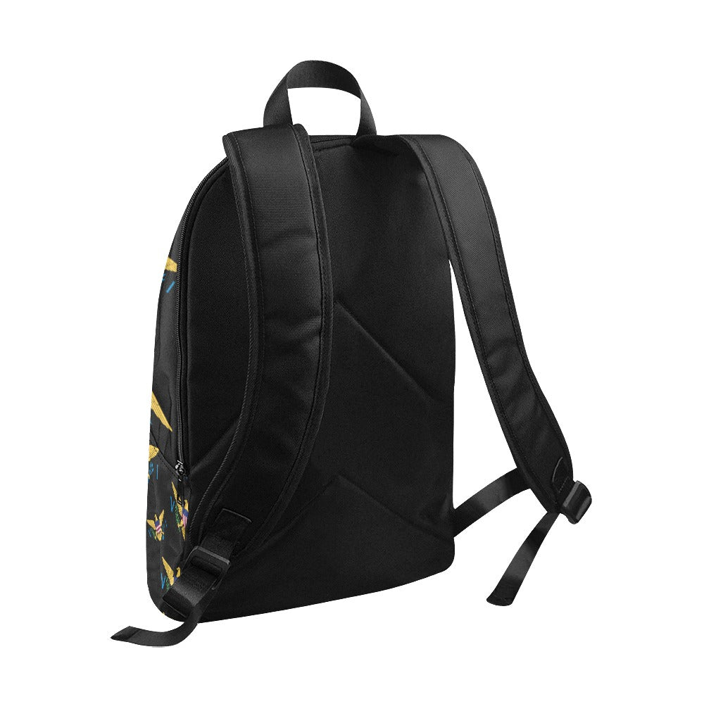 Black Fabric Backpack (Model 1659)