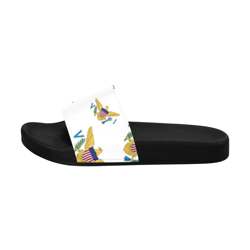 White Women's Slide/Sandals (Model 057)