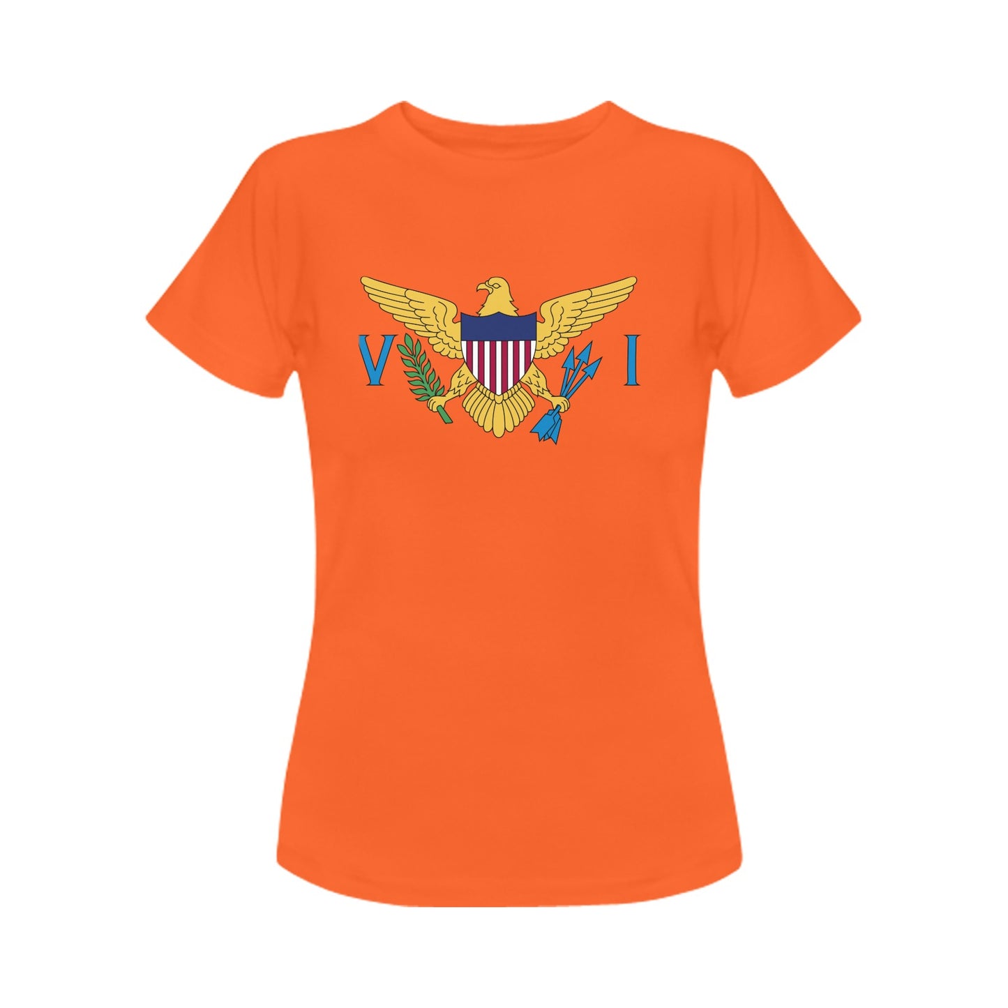 Orange Women's T-Shirt (Front Printing Only)