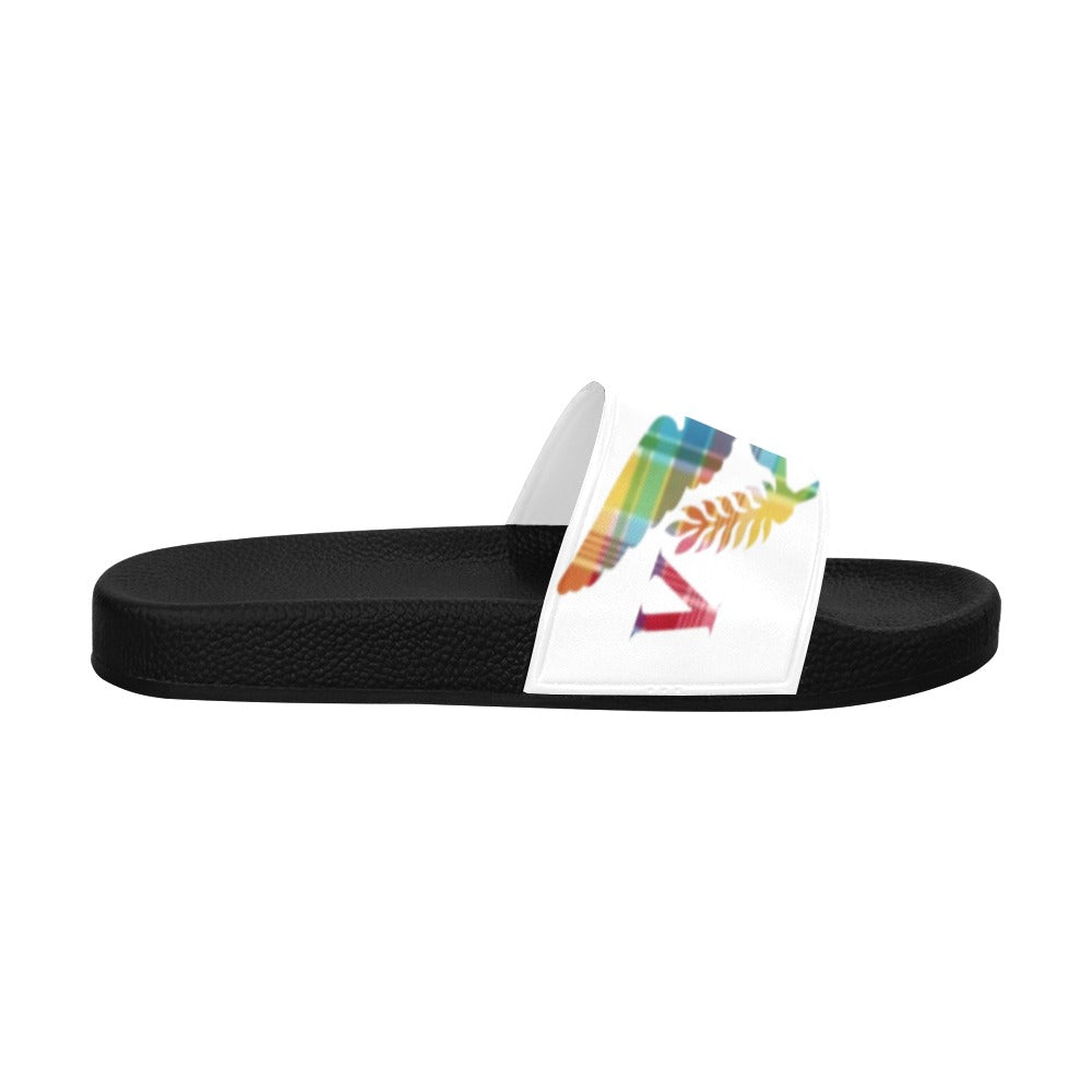 Madras VI Flag_Slides Women's Slide Sandals (Model 057)