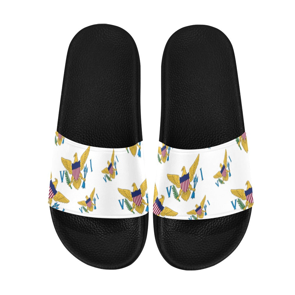 White Women's Slide/Sandals (Model 057)