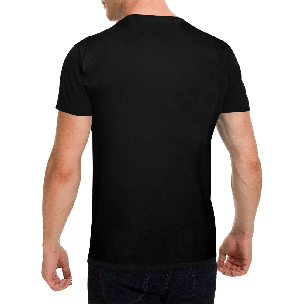 Rooted Deep_Blk Men's T-Shirt in USA Size (Front Printing Only)